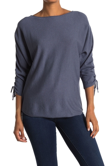 Imbracaminte femei max studio ruche sleeve knit sweater hlghtdnm