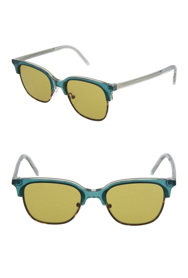 Ochelari femei tomas maier 50mm acetate metal frame clubmaster sunglasses green grey orange