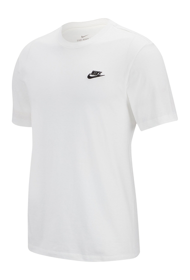 Imbracaminte barbati nike short sleeve club t-shirt 101 whiteblack