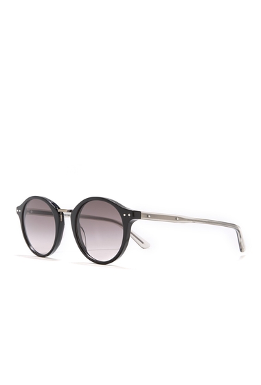 Ochelari femei bottega veneta 48mm round sunglasses black grey