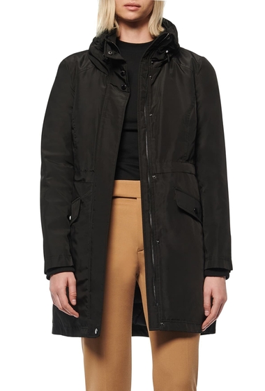 Imbracaminte femei marc new york by andrew marc insulated raincoat black