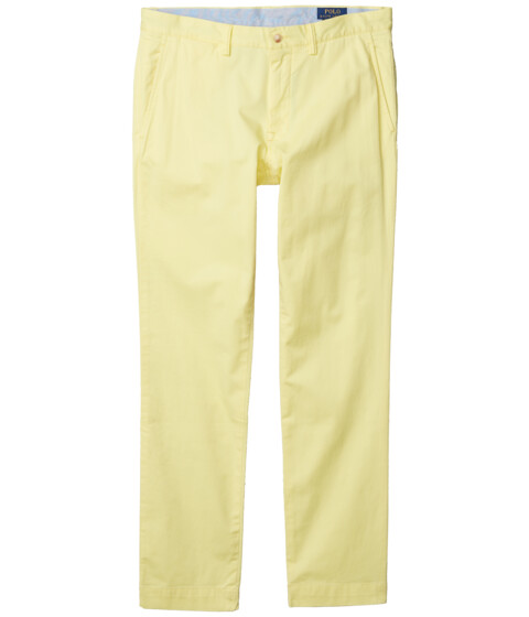Imbracaminte barbati polo ralph lauren slim fit stretch chino pants bristol yellow