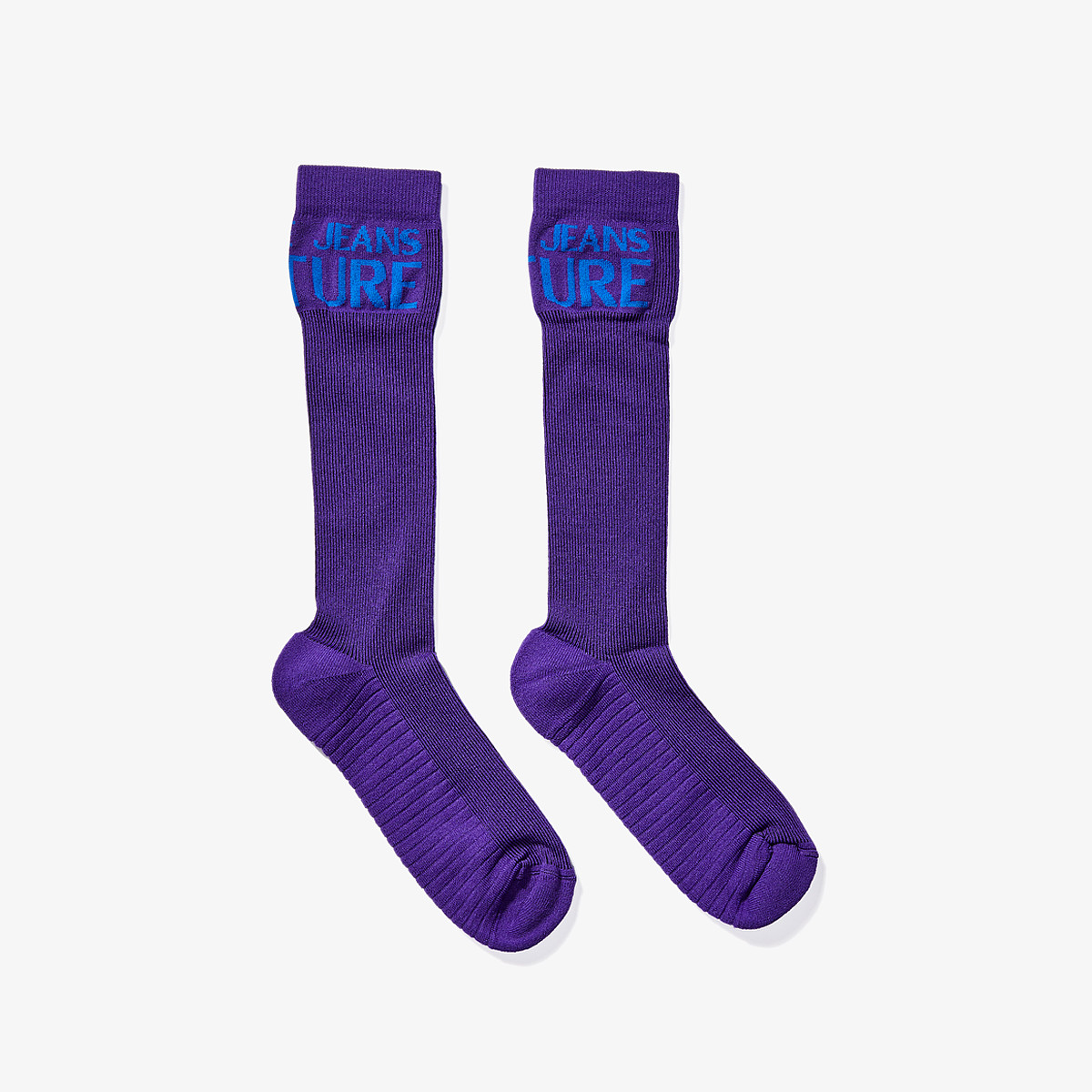 Imbracaminte barbati versace intarsia logo socks violet
