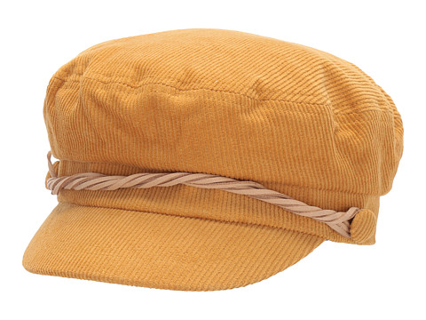 Accesorii femei san diego hat company cth8163 cord fisherman cap with faux suede trim mustard