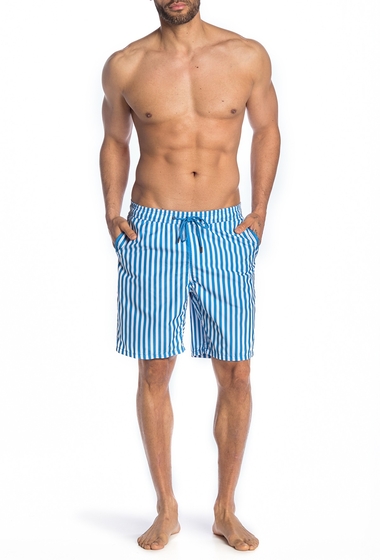 Imbracaminte barbati beach bros cabana stripe 8 swim shorts cerulean