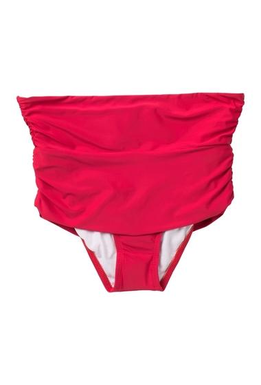 Imbracaminte femei athena solid high waist bikini bottoms red