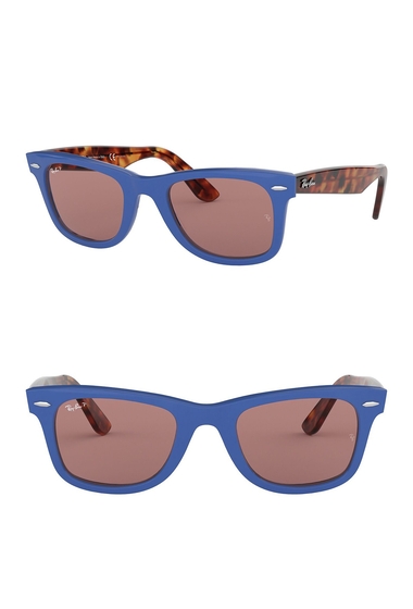 Ochelari barbati ray-ban 52mm square sunglasses blue