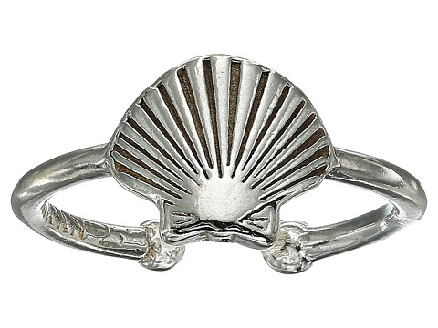 Bijuterii femei alex and ani seashell adjustable ring sterling silver