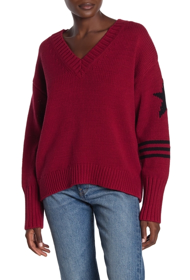 Imbracaminte femei 360 cashmere karter star stripe sweater scarletblack