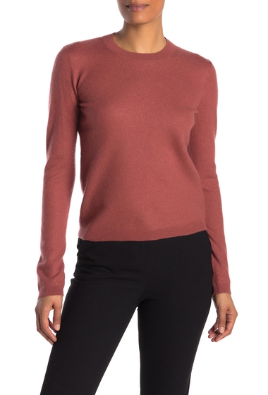 Imbracaminte femei vince fitted cashmere blend sweater rosewood