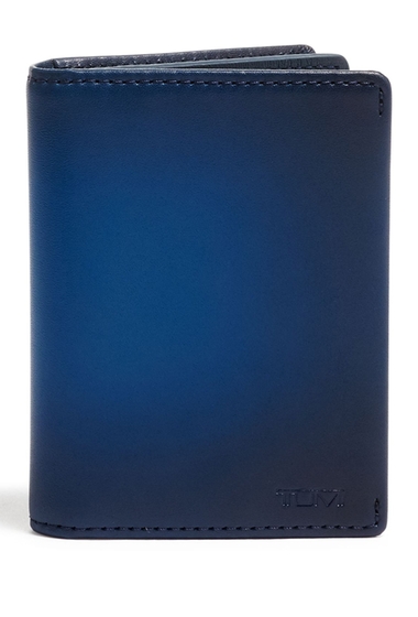 Accesorii barbati tumi gusseted card case blue burnished