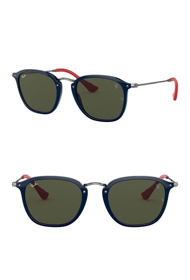 Ochelari barbati ray-ban 51mm square sunglasses blue