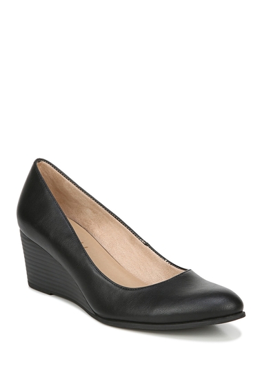 Incaltaminte femei soul naturalizer glimmer wedge pump - wide width available black smooth