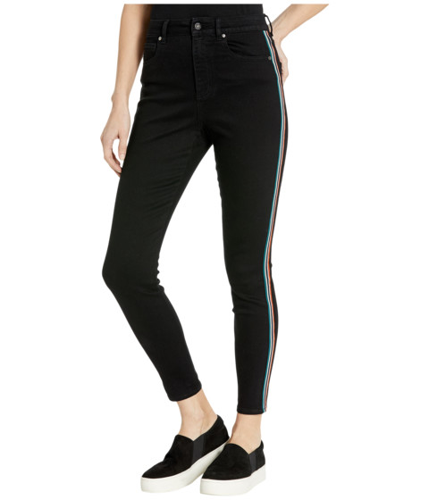 Imbracaminte femei bb dakota stay cool jeans with contrast stripe in black black