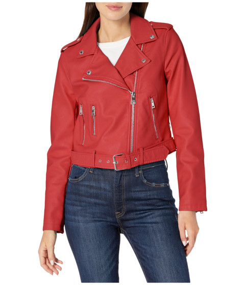 Imbracaminte femei levis faux leather fashion moto red