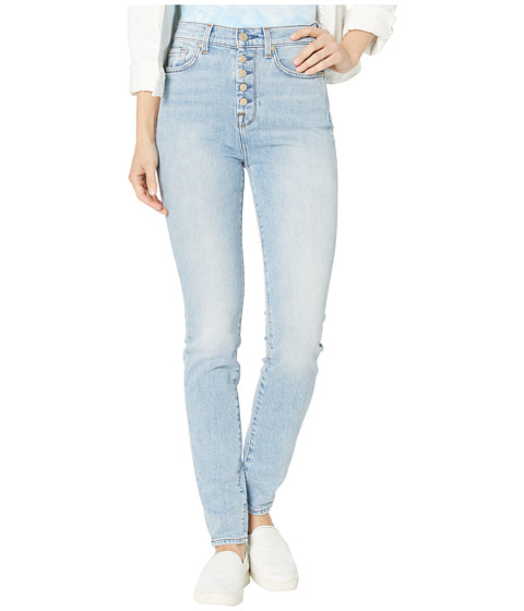 Imbracaminte femei 7 for all mankind high-waist skinny w exposed button fly in vail vail
