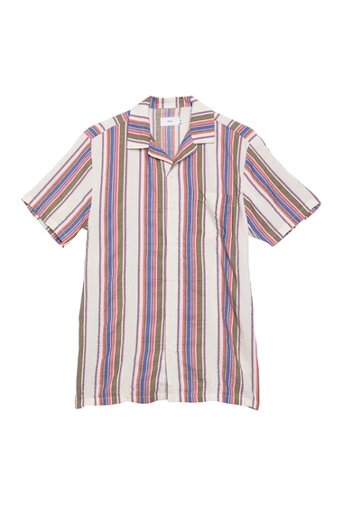 Imbracaminte barbati onia vacation striped short sleeve shirt multi