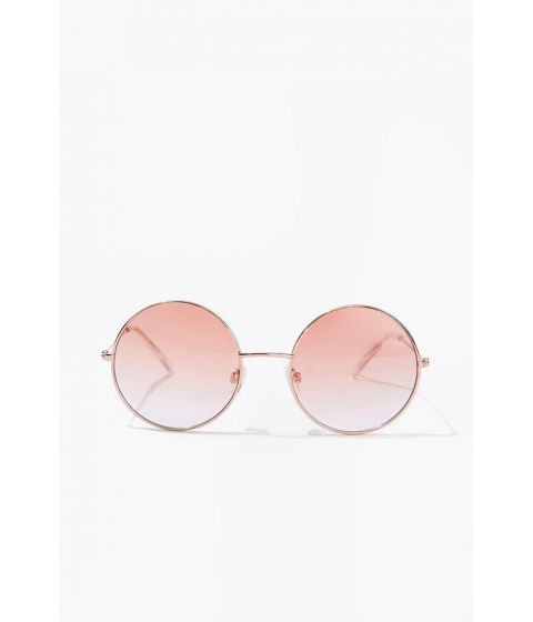 Ochelari femei forever21 round tinted sunglasses goldrust