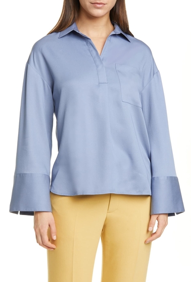 Imbracaminte femei club monaco popover pocket shirt deep blue