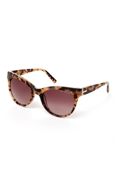 Ochelari femei ted baker london 51mm cat eye sunglasses tortoise