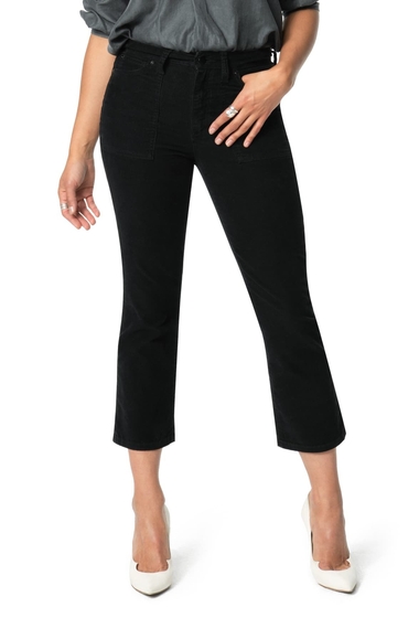 Imbracaminte femei joes jeans the callie high waist crop bootcut pants black