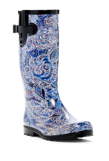 Incaltaminte femei nomad footwear puddles iii waterproof rain boot blue indigo