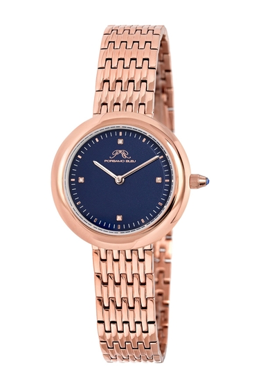 Ceasuri femei porsamo bleu womens florentina diamond bracelet watch 32mm - 002 ctw rose blue