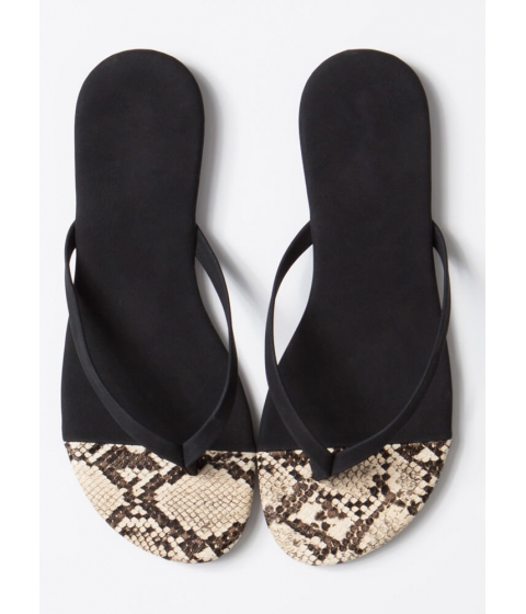 Incaltaminte femei cheapchic dip your toes in animal print sandals black
