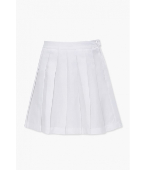 Imbracaminte femei forever21 pleated mini skirt white