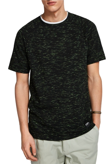 Imbracaminte barbati scotch soda melange crew neck t-shirt 2816-paradise green