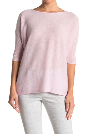 Imbracaminte femei griffen cashmere boxy boatneck cashmere sweater pink