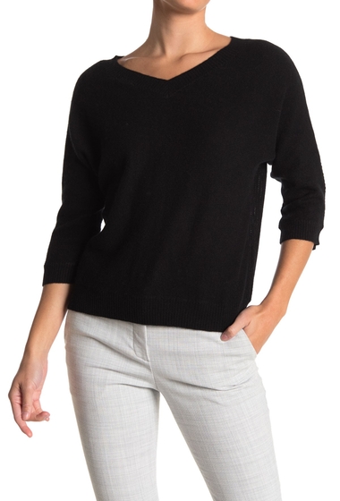 Imbracaminte femei griffen cashmere v-back cashmere sweater black