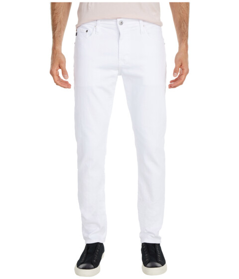 Imbracaminte barbati ag adriano goldschmied tellis modern slim leg jeans in white white