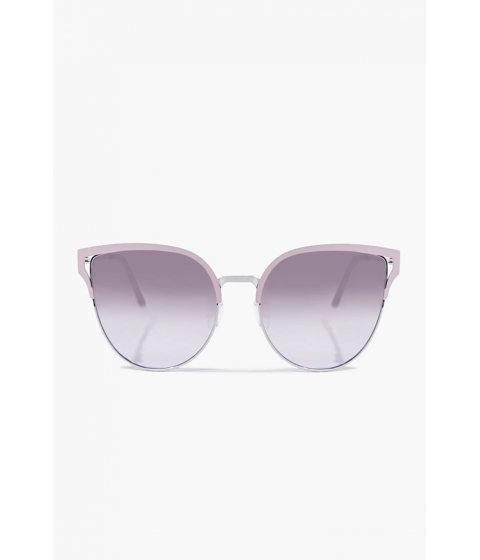 Ochelari femei forever21 cutout cat-eye sunglasses lavender