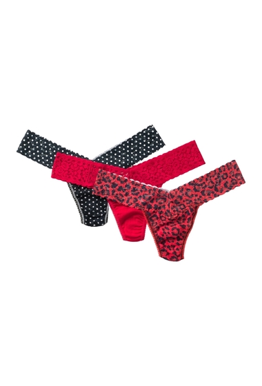 Imbracaminte femei hanky panky low rise thong - pack of 3 on the prowlsnowfal