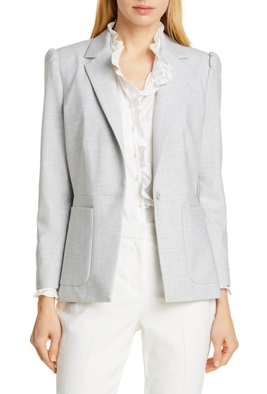 Imbracaminte femei tailored by rebecca taylor clean suiting blazer light heat