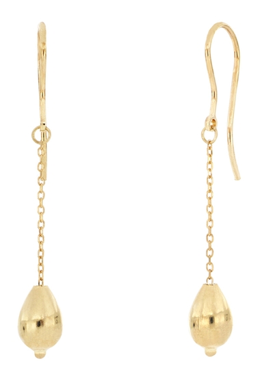 Bijuterii femei bony levy 14k yellow gold teardrop earrings 14ky