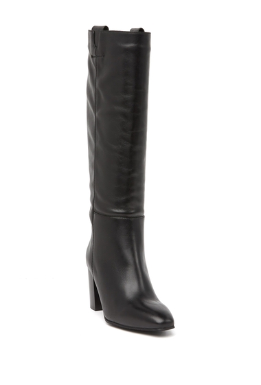 Incaltaminte femei aquatalia florianne tall weatherproof leather boot blackblack