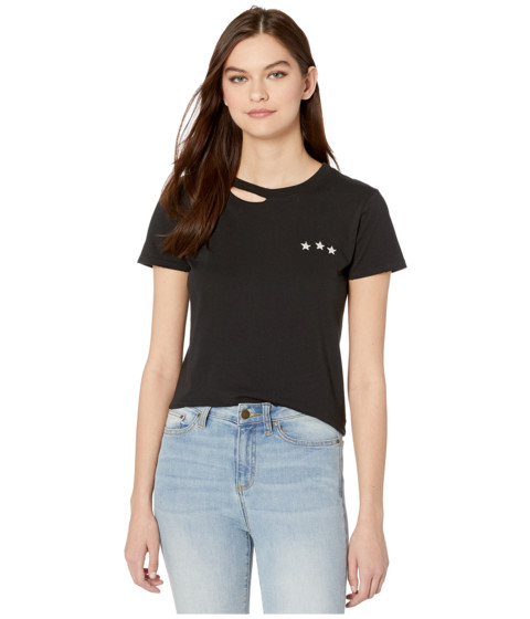 Imbracaminte femei nphilanthropy harlow bff tee with embroidery black cat
