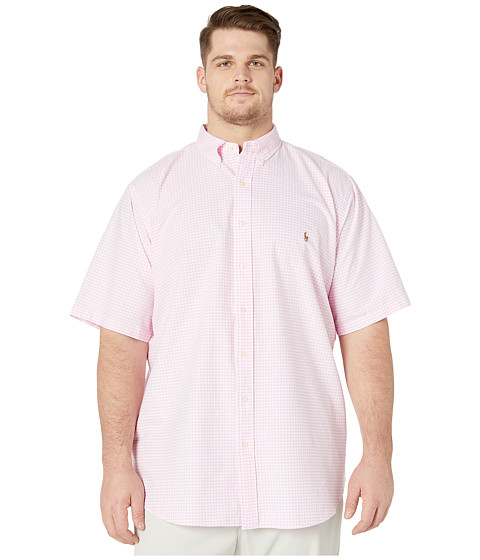 Polo Ralph Lauren Big & Tall Imbracaminte barbati polo ralph lauren big tall big amp tall short sleeve oxford shirt pinkwhite