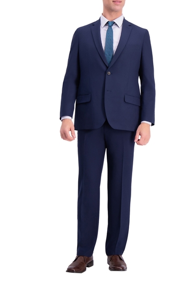 Imbracaminte barbati haggar stretch solid 4-way stretch 2-button suit separate coat blue