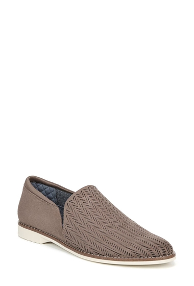 Incaltaminte femei dr scholls city slicker perforated slip-on loafer taupe grey