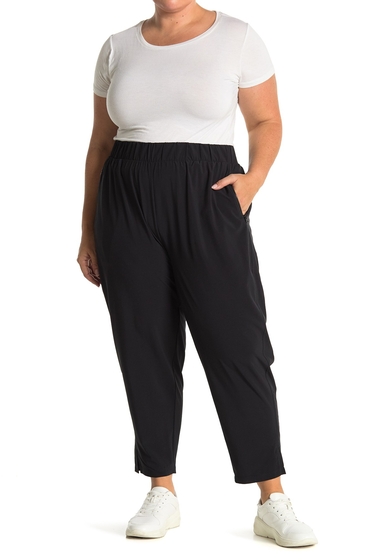 Imbracaminte femei z by zella expression pull-on ankle crop active pants plus size black