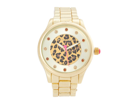 Ceasuri femei betsey johnson cheetah dial watch multigold