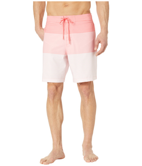 Imbracaminte barbati southern tide variegated stripe water shorts sunkist coral