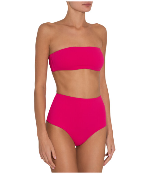 Imbracaminte femei eberjey pique summer bikini top beetroot