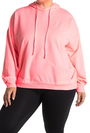 Imbracaminte femei z by zella waverly pullover hoodie plus size pink spray