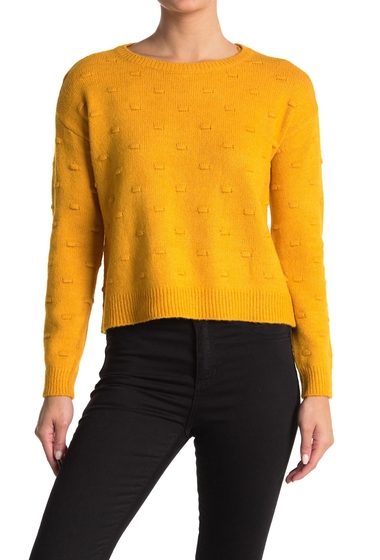 Imbracaminte femei love by design full circle bobble knit sweater golden yellow