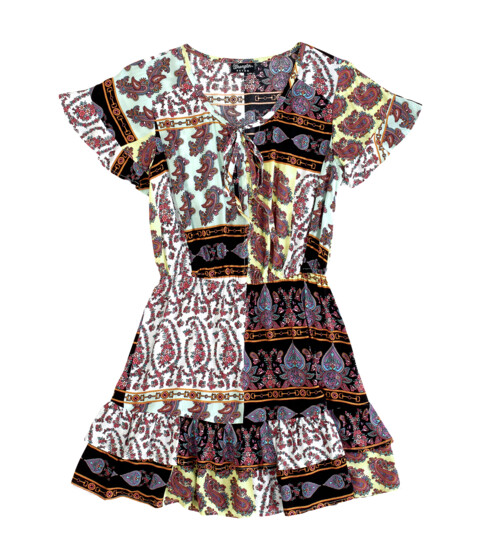 Imbracaminte femei wrangler short sleeve paisley print dress paisley