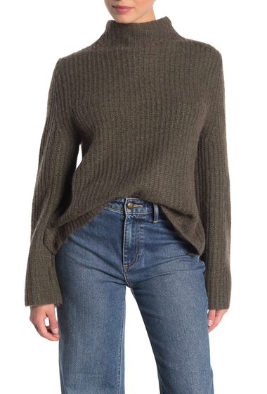 Imbracaminte femei 360 cashmere miranda mock neck wool cashmere sweater olive